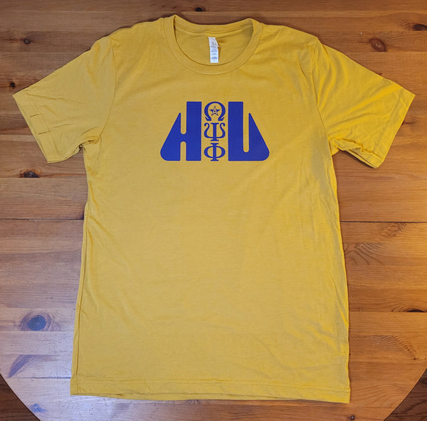 The Men's 70s HU-Que Old Gold T-Shirt