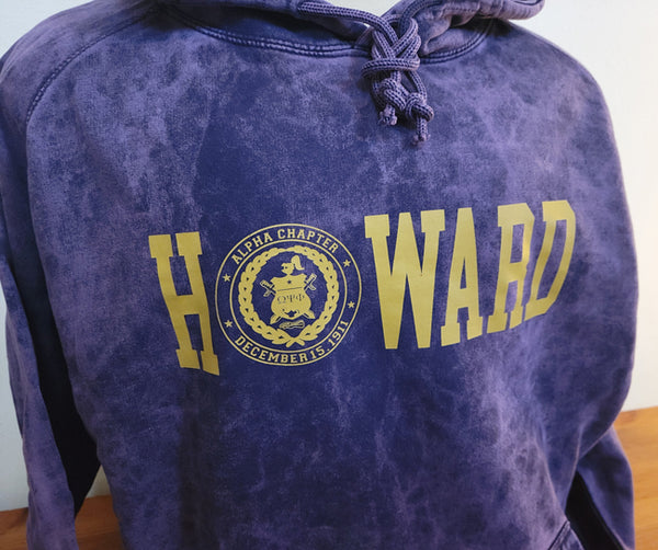 The Men's H-Que Vintage Purple Hoodie