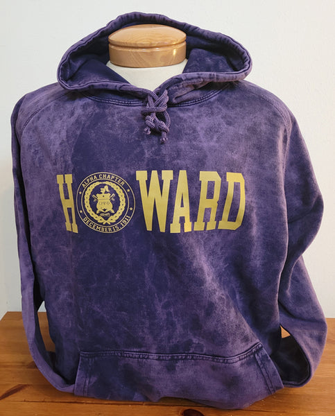 The Men's H-Que Vintage Purple Hoodie