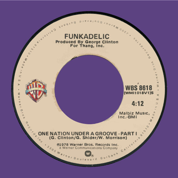 Funkadelic "One Nation Under a Groove" Label Women's T-shirt