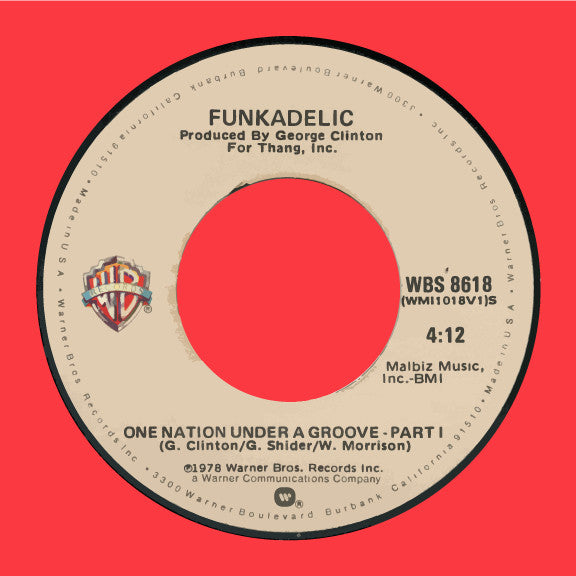 Funkadelic "One Nation Under a Groove" Label Women's T-shirt