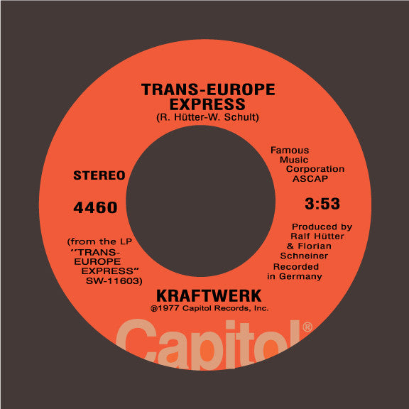 Kraftwerk "Trans-Europe Express" Label Men's T-shirt