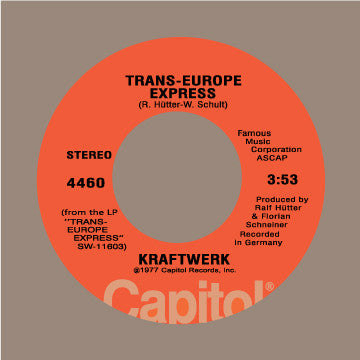 Kraftwerk "Trans-Europe Express" Label Men's T-shirt